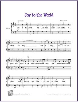 Joy To The World Easy Sheet Music
